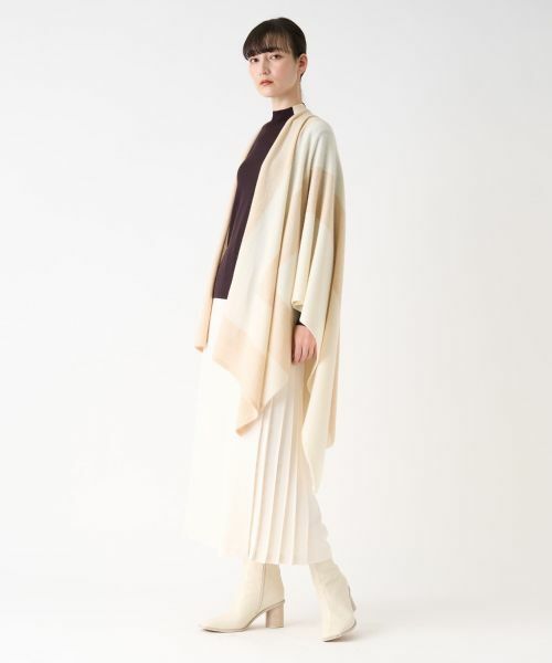 LANVIN COLLECTION / ランバン コレクション その他小物 | インターシャロゴストール | 詳細2