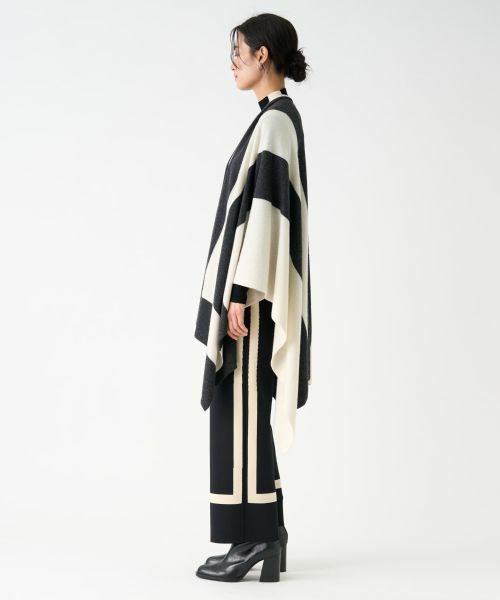 LANVIN COLLECTION / ランバン コレクション その他小物 | インターシャロゴストール | 詳細6