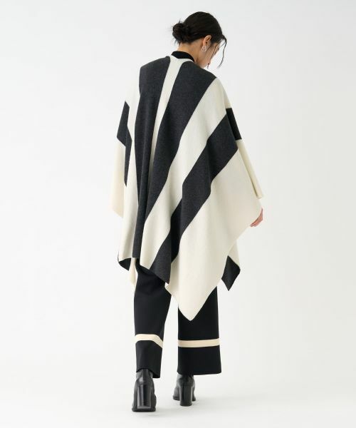 LANVIN COLLECTION / ランバン コレクション その他小物 | インターシャロゴストール | 詳細7