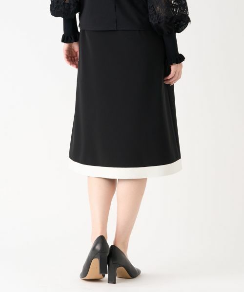 LANVIN COLLECTION / ランバン コレクション ロング・マキシ丈スカート | ライトダブルクロススカート | 詳細3