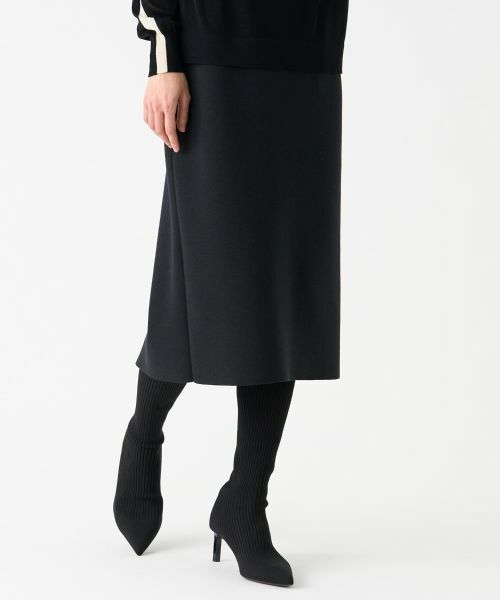 LANVIN COLLECTION / ランバン コレクション ロング・マキシ丈スカート | ミラノリブニットスカート | 詳細11