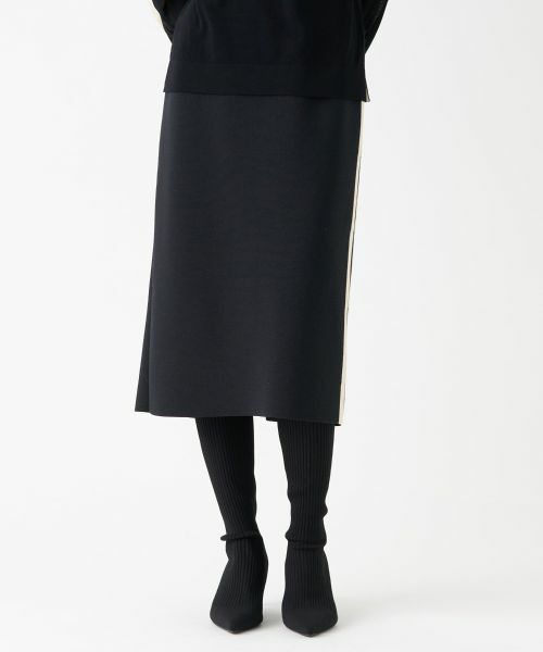 LANVIN COLLECTION / ランバン コレクション ロング・マキシ丈スカート | ミラノリブニットスカート | 詳細7