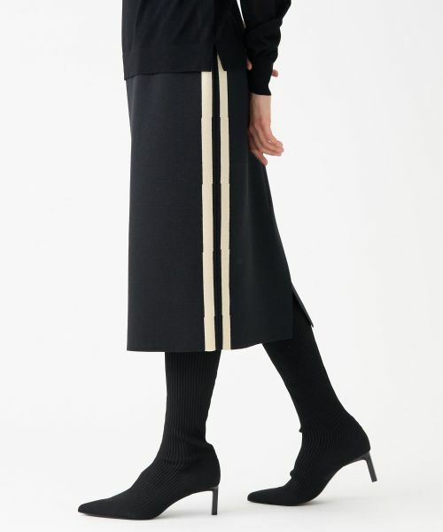 LANVIN COLLECTION / ランバン コレクション ロング・マキシ丈スカート | ミラノリブニットスカート | 詳細8