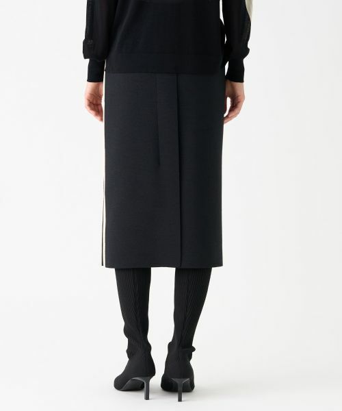 LANVIN COLLECTION / ランバン コレクション ロング・マキシ丈スカート | ミラノリブニットスカート | 詳細9