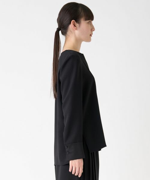 LANVIN COLLECTION / ランバン コレクション シャツ・ブラウス | バックサテンブラウス | 詳細10