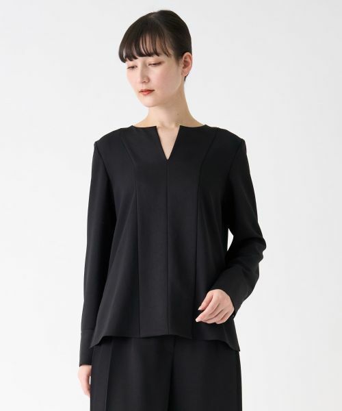 LANVIN COLLECTION / ランバン コレクション シャツ・ブラウス | バックサテンブラウス | 詳細11