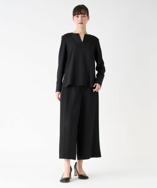 LANVIN COLLECTION / ランバン コレクション シャツ・ブラウス | バックサテンブラウス | 詳細12