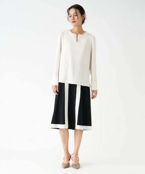 LANVIN COLLECTION / ランバン コレクション シャツ・ブラウス | バックサテンブラウス | 詳細6