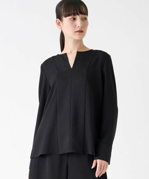 LANVIN COLLECTION / ランバン コレクション シャツ・ブラウス | バックサテンブラウス | 詳細7