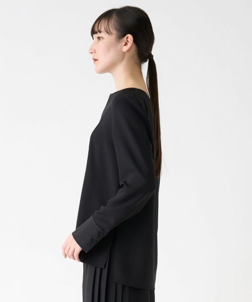 LANVIN COLLECTION / ランバン コレクション シャツ・ブラウス | バックサテンブラウス | 詳細8