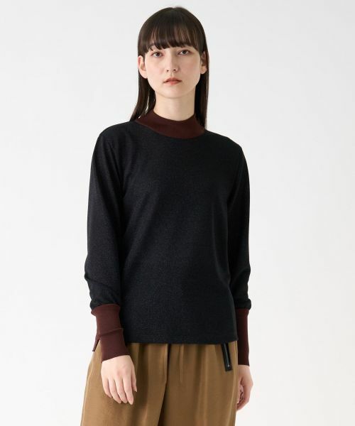 LANVIN COLLECTION / ランバン コレクション カットソー | グリッタージャージーカットソー | 詳細12