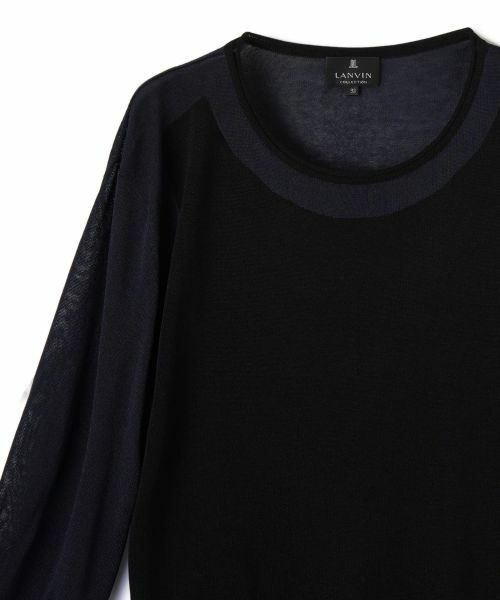 LANVIN COLLECTION / ランバン コレクション ニット・セーター | インターシャニットトップス | 詳細2