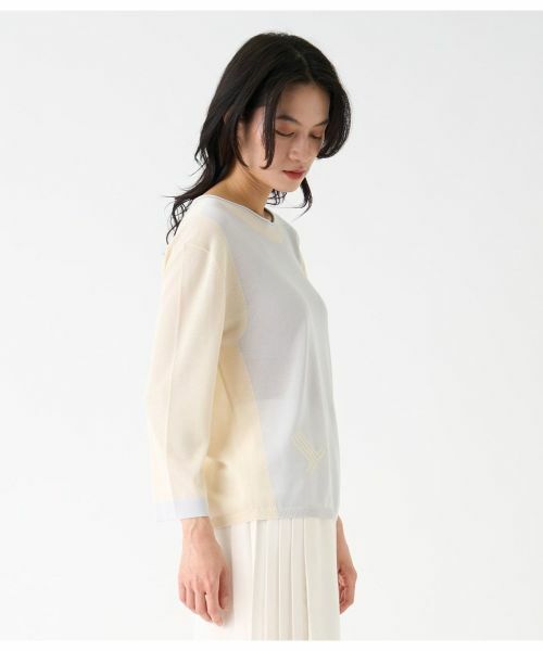 LANVIN COLLECTION / ランバン コレクション ニット・セーター | インターシャニットトップス | 詳細6