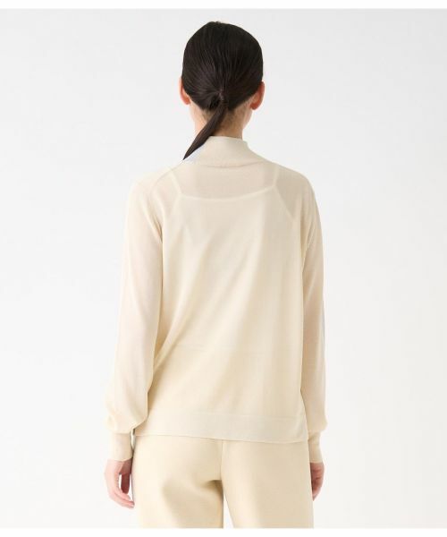 LANVIN COLLECTION / ランバン コレクション ニット・セーター | インターシャラインタートルニット | 詳細8