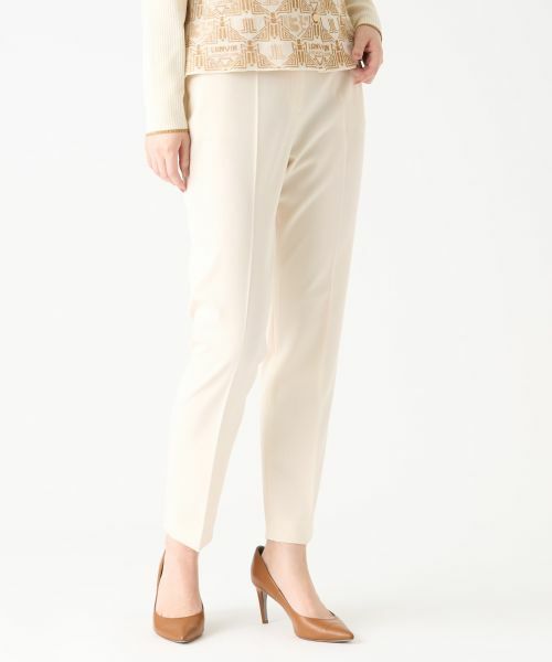 LANVIN COLLECTION / ランバン コレクション その他パンツ | ライトダブルクロスパンツ | 詳細1