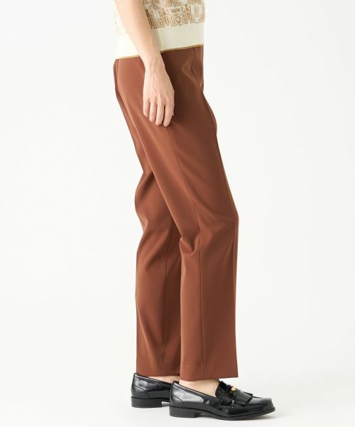 LANVIN COLLECTION / ランバン コレクション その他パンツ | ライトダブルクロスパンツ | 詳細9