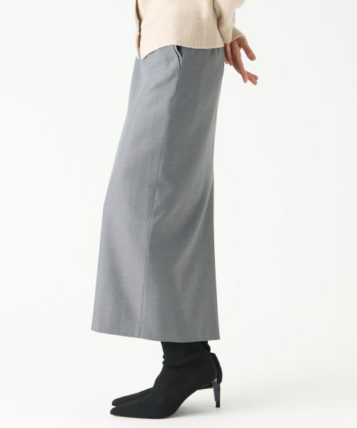 LANVIN COLLECTION / ランバン コレクション ロング・マキシ丈スカート | シルクウールミドル丈スカート | 詳細2