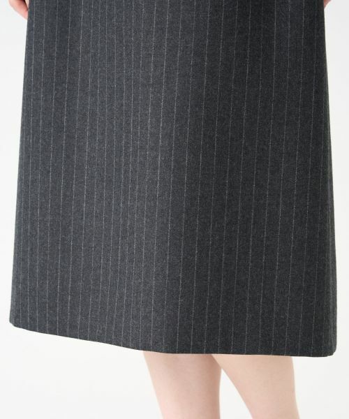 LANVIN COLLECTION / ランバン コレクション ロング・マキシ丈スカート | ウールサキソニースカート | 詳細13