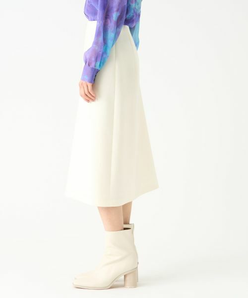 LANVIN COLLECTION / ランバン コレクション ロング・マキシ丈スカート | ウールサキソニースカート | 詳細2