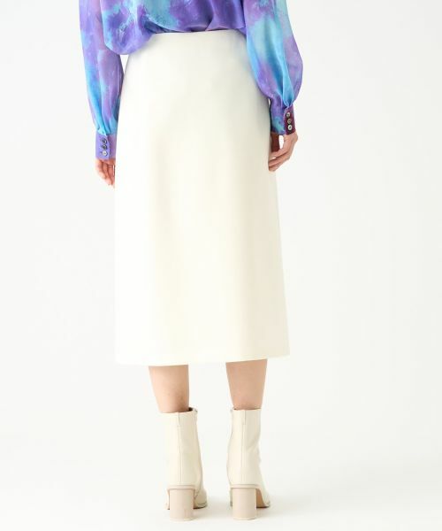 LANVIN COLLECTION / ランバン コレクション ロング・マキシ丈スカート | ウールサキソニースカート | 詳細3