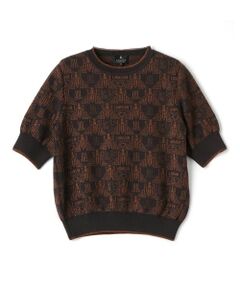 LANVIN COLLECTION / ランバン コレクション ニット・セーター | 135thロゴジャカードニット