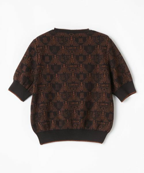 LANVIN COLLECTION / ランバン コレクション ニット・セーター | 135thロゴジャカードニット | 詳細1