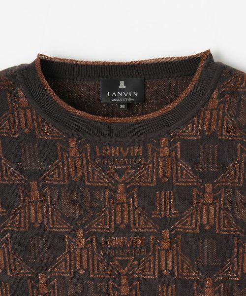 LANVIN COLLECTION / ランバン コレクション ニット・セーター | 135thロゴジャカードニット | 詳細3