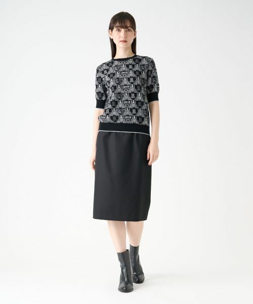 LANVIN COLLECTION / ランバン コレクション ニット・セーター | 135thロゴジャカードニット | 詳細6