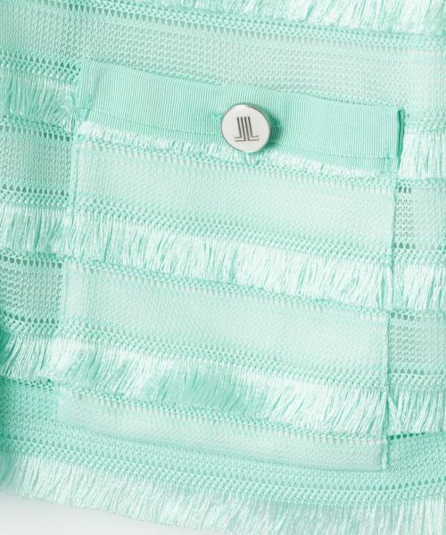 LANVIN COLLECTION / ランバン コレクション ニット・セーター | フリンジレースカーディガン | 詳細18