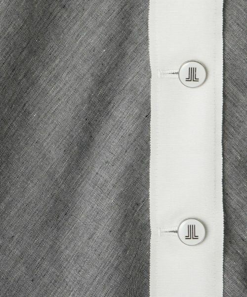 LANVIN COLLECTION / ランバン コレクション テーラードジャケット | ワンウェイリネンストレッチジャケット | 詳細12