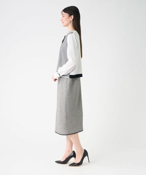 LANVIN COLLECTION / ランバン コレクション テーラードジャケット | ワンウェイリネンストレッチジャケット | 詳細3