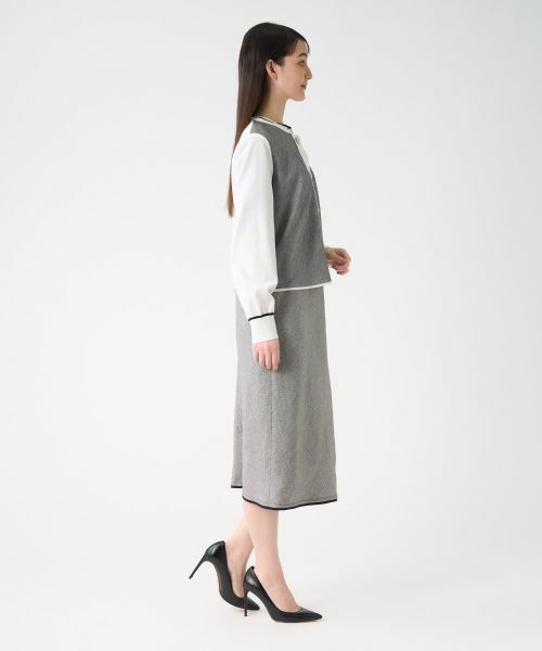 LANVIN COLLECTION / ランバン コレクション テーラードジャケット | ワンウェイリネンストレッチジャケット | 詳細5