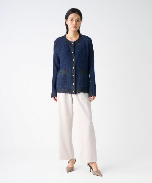 LANVIN COLLECTION / ランバン コレクション テーラードジャケット | 刺繍プリーツジャケット | 詳細11