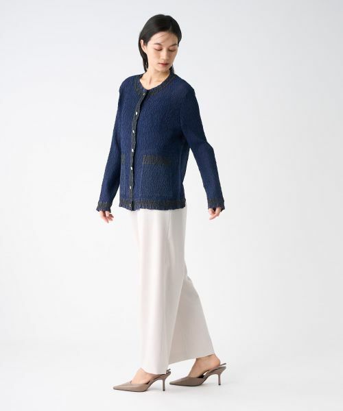 LANVIN COLLECTION / ランバン コレクション テーラードジャケット | 刺繍プリーツジャケット | 詳細13