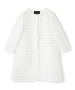 LANVIN COLLECTION / ランバン コレクション テーラードジャケット | シースルーボーダージャケット