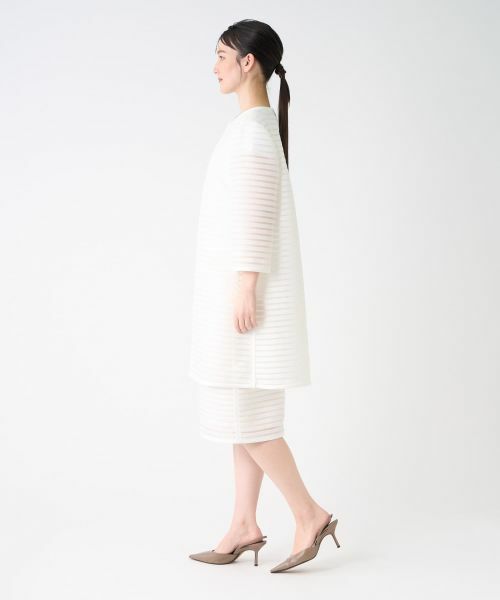 LANVIN COLLECTION / ランバン コレクション テーラードジャケット | シースルーボーダージャケット | 詳細5