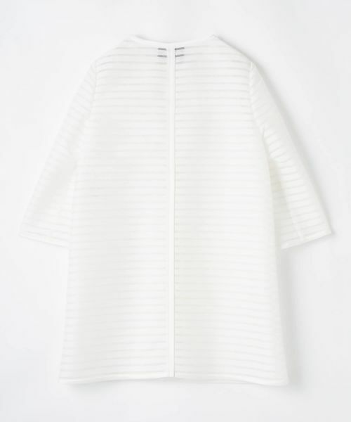 LANVIN COLLECTION / ランバン コレクション テーラードジャケット | シースルーボーダージャケット | 詳細9