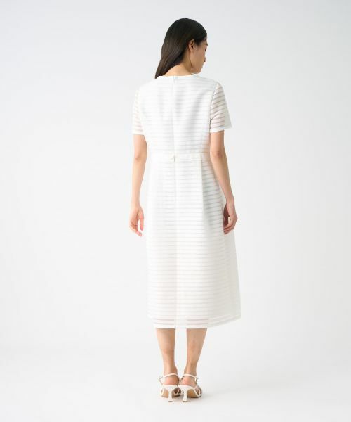 LANVIN COLLECTION / ランバン コレクション ドレス | シースルーボーダードレス | 詳細11