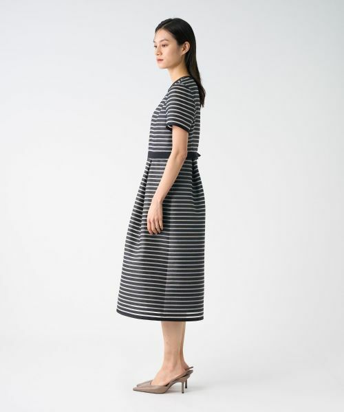 LANVIN COLLECTION / ランバン コレクション ドレス | シースルーボーダードレス | 詳細4