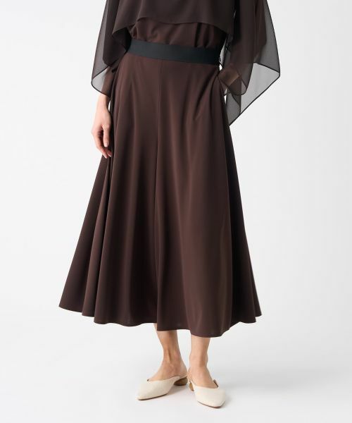 LANVIN COLLECTION / ランバン コレクション その他パンツ | スムースフレアパンツ | 詳細10