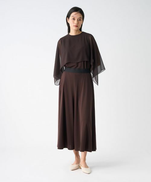 LANVIN COLLECTION / ランバン コレクション その他パンツ | スムースフレアパンツ | 詳細5