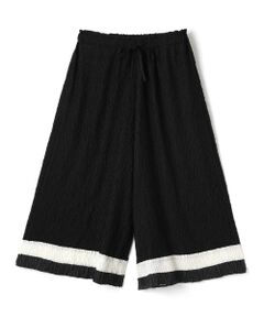 LANVIN COLLECTION / ランバン コレクション その他パンツ | 刺繍プリーツワイドパンツ