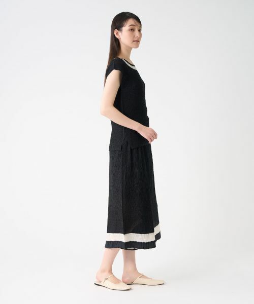 LANVIN COLLECTION / ランバン コレクション その他パンツ | 刺繍プリーツワイドパンツ | 詳細6