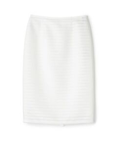 LANVIN COLLECTION / ランバン コレクション ロング・マキシ丈スカート | シースルーボーダースカート