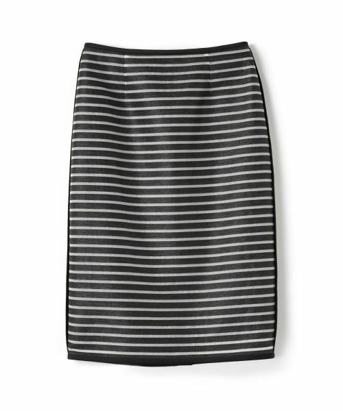 LANVIN COLLECTION/ランバン コレクション シースルーボーダースカート ブラック 40 LANVIN COLLECTION/ランバン コレクション シースルーボーダースカート ブラック 40