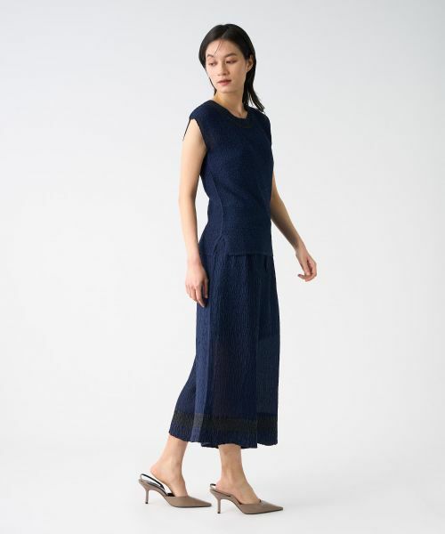 LANVIN COLLECTION / ランバン コレクション シャツ・ブラウス | 刺繍プリーツプルオーバー | 詳細15