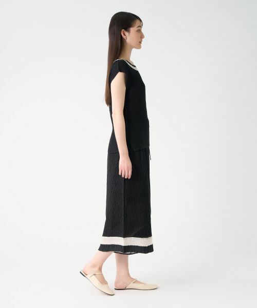 LANVIN COLLECTION / ランバン コレクション シャツ・ブラウス | 刺繍プリーツプルオーバー | 詳細6