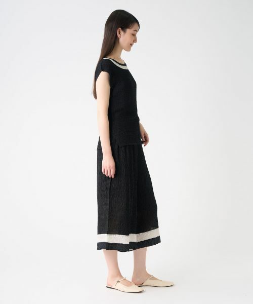 LANVIN COLLECTION / ランバン コレクション シャツ・ブラウス | 刺繍プリーツプルオーバー | 詳細7