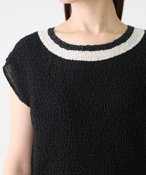 LANVIN COLLECTION / ランバン コレクション シャツ・ブラウス | 刺繍プリーツプルオーバー | 詳細8