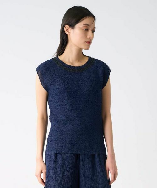 LANVIN COLLECTION / ランバン コレクション シャツ・ブラウス | 刺繍プリーツプルオーバー | 詳細9